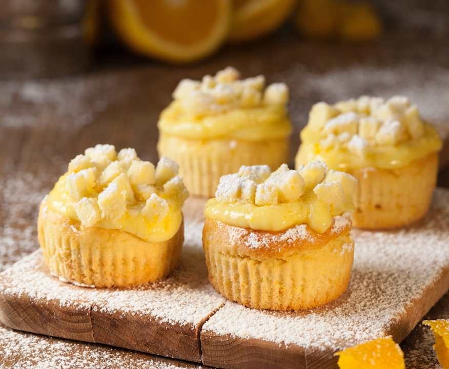 Cupcake mimosa all'arancia Low Fat