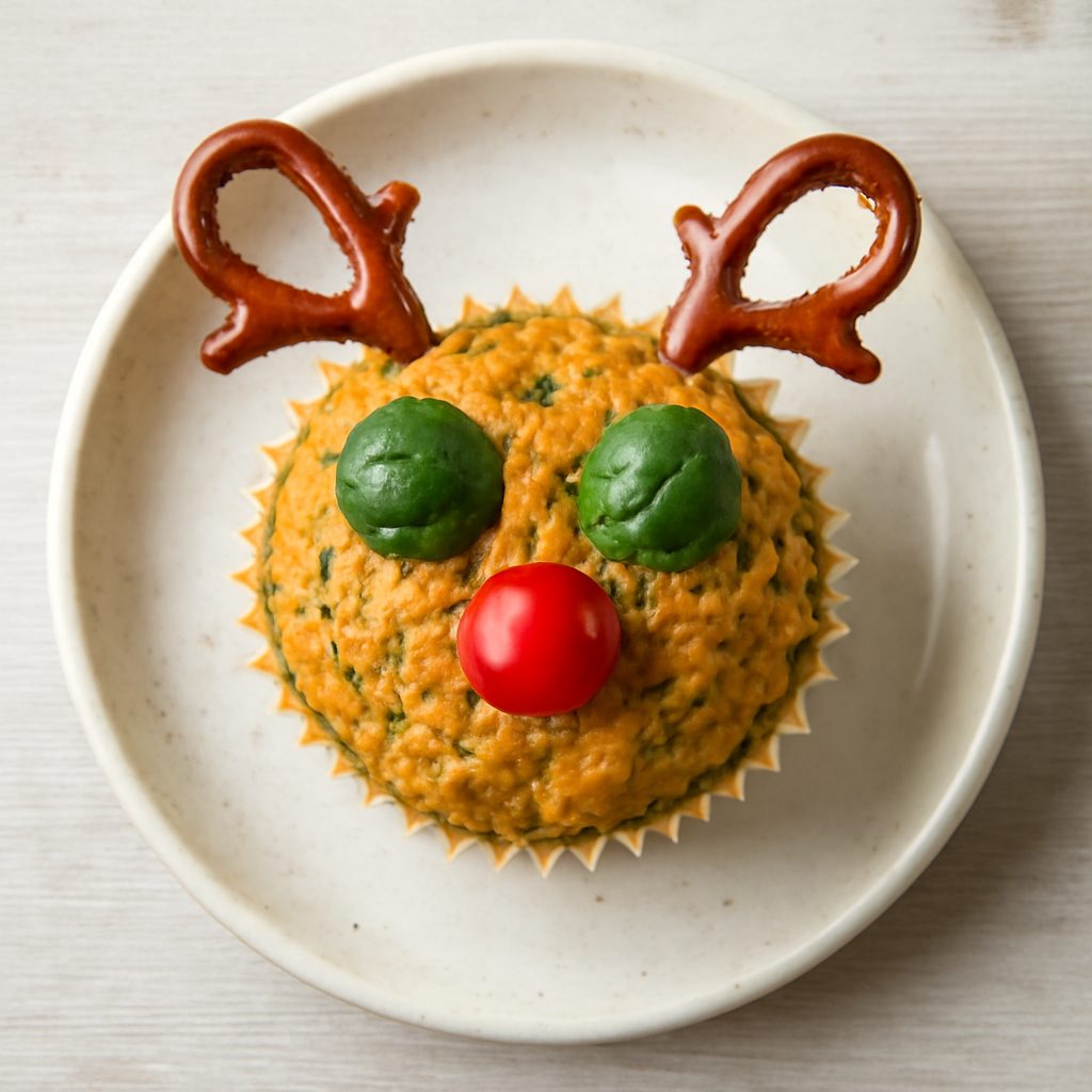 Cupcake Renna alle Pere e Caramello