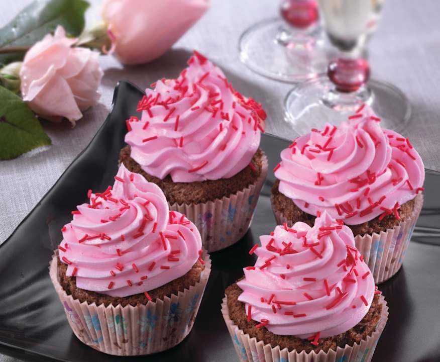 Cupcake velluto rosso per S.Valentino Protein