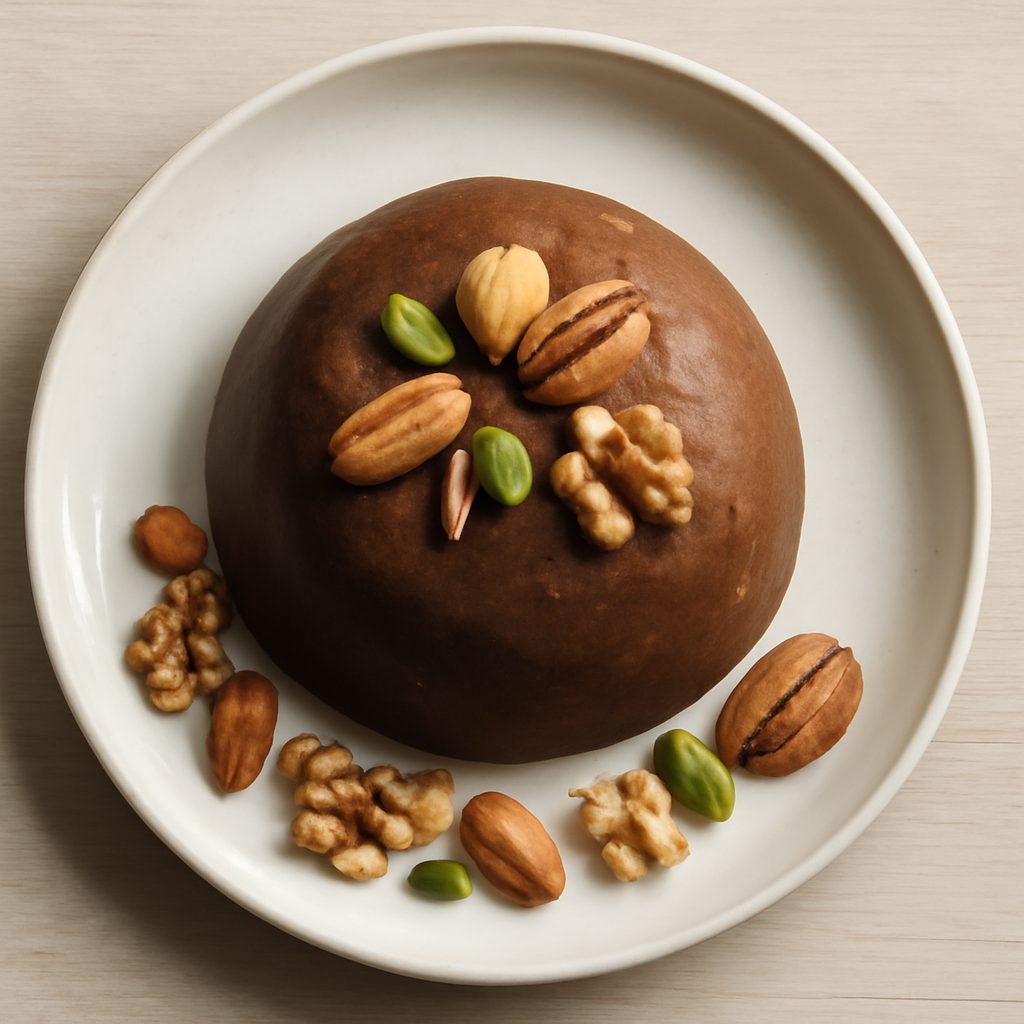 Cupoletta di cioccolato e frutta secca