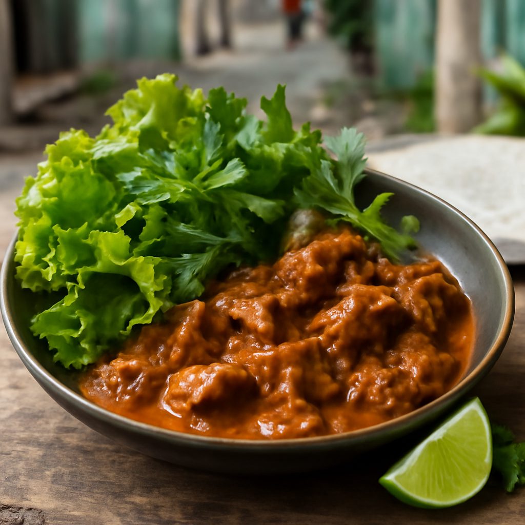 Curry di Manzo e Lattuga Vietnamita