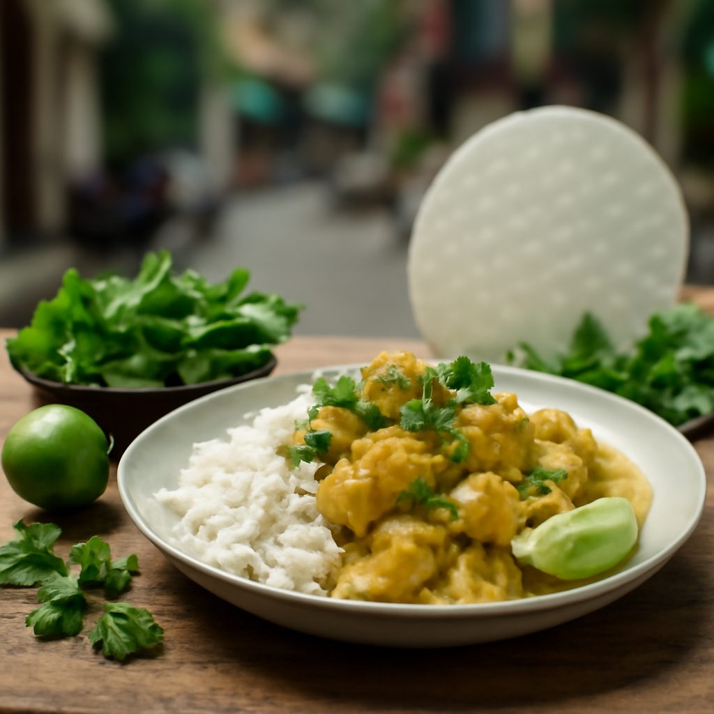 Curry di Pollo al Profumo di Limoncello Light - Versione Vietnamese