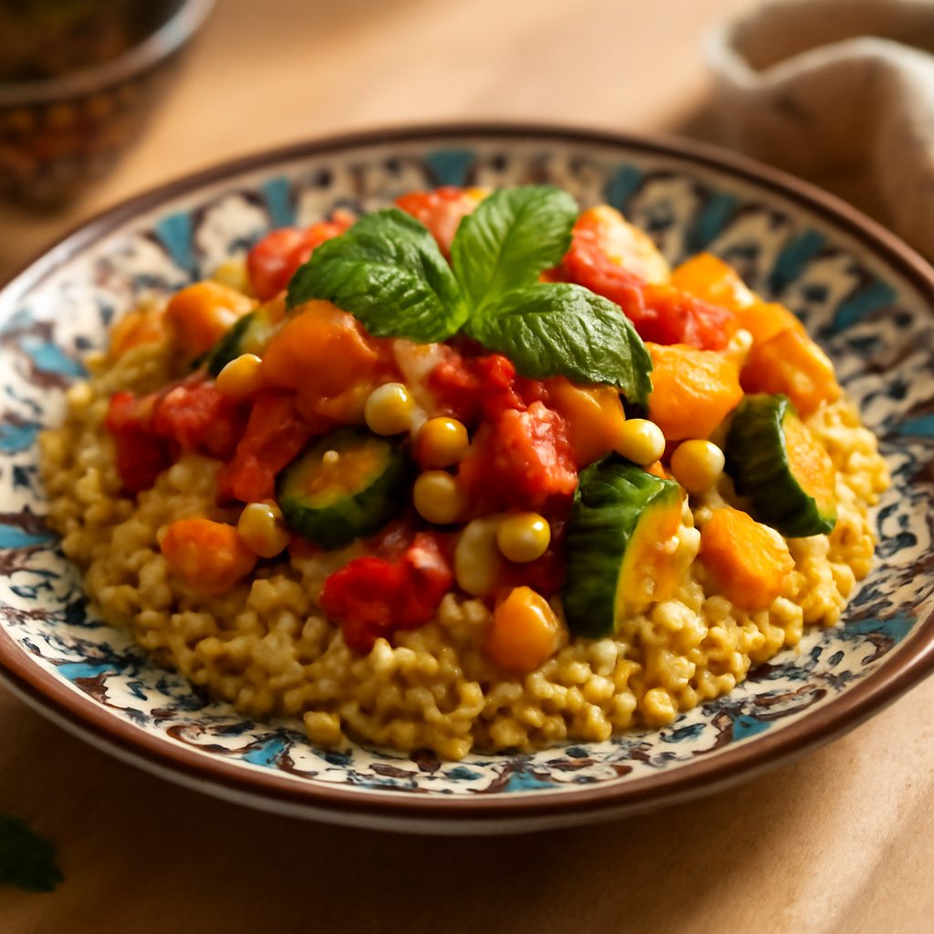 Cuscus orientale light con pollo e verdure