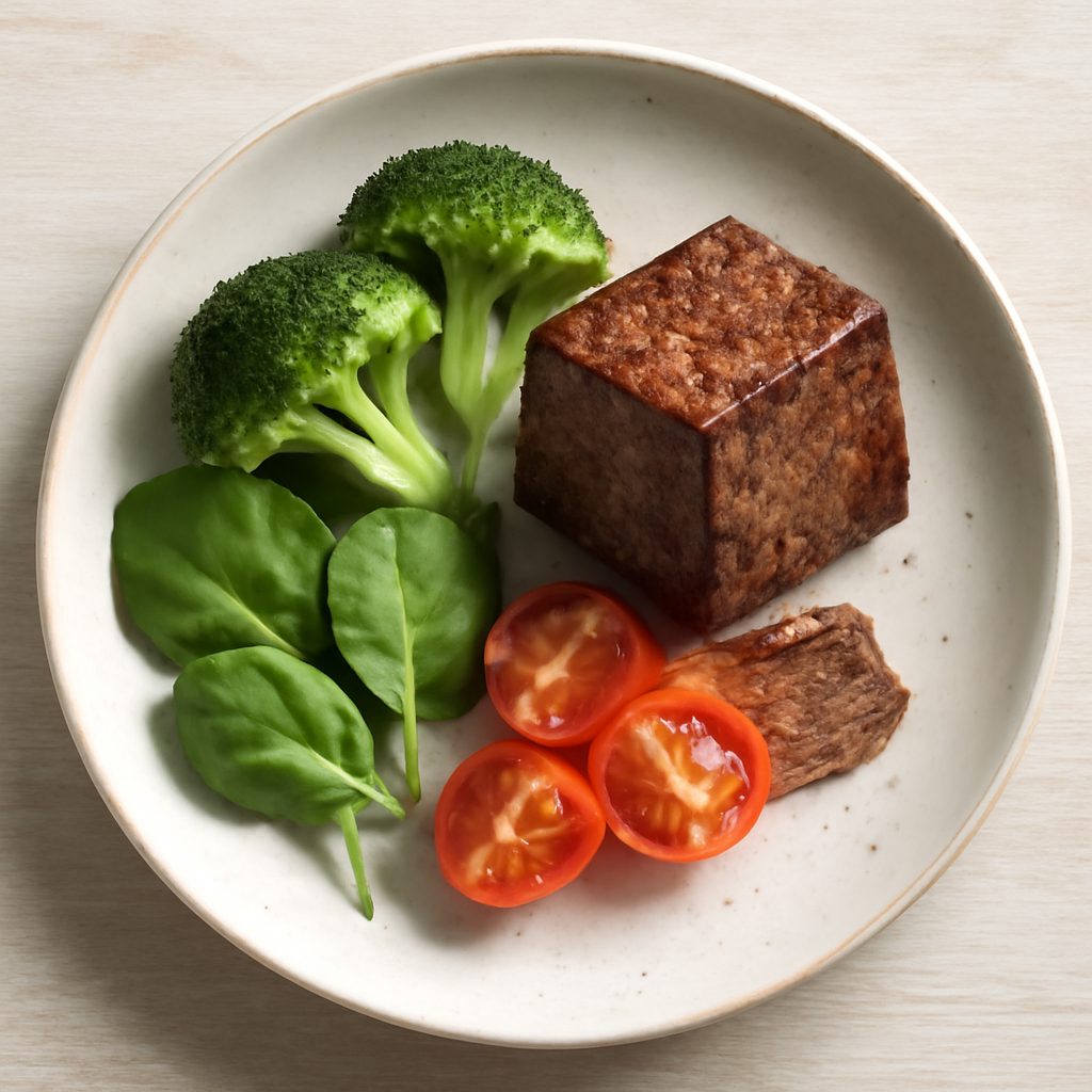 Dado di carne proteico low-carb