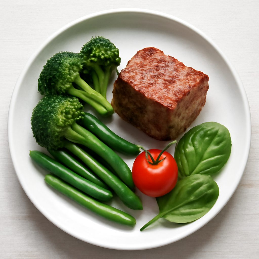 Dado di manzo proteico low-carb