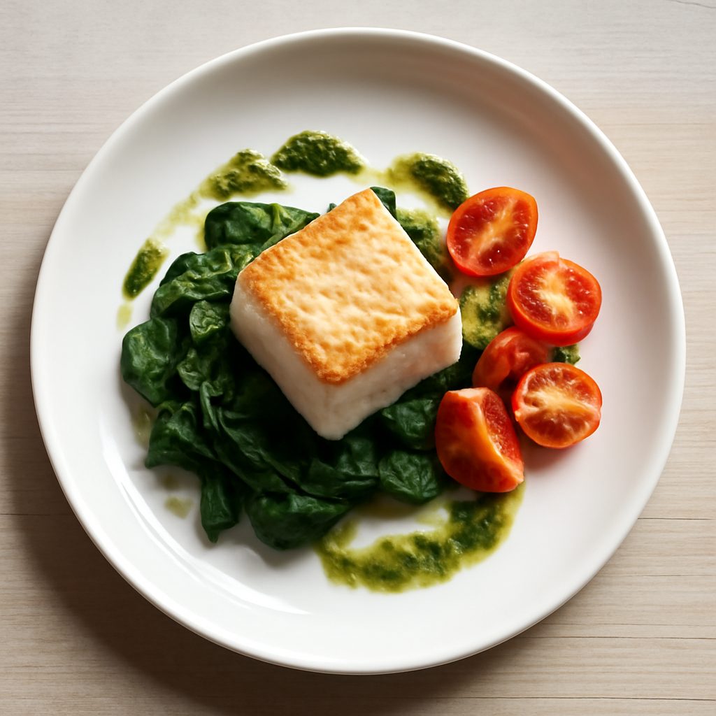 Dado di pesce proteico low-carb