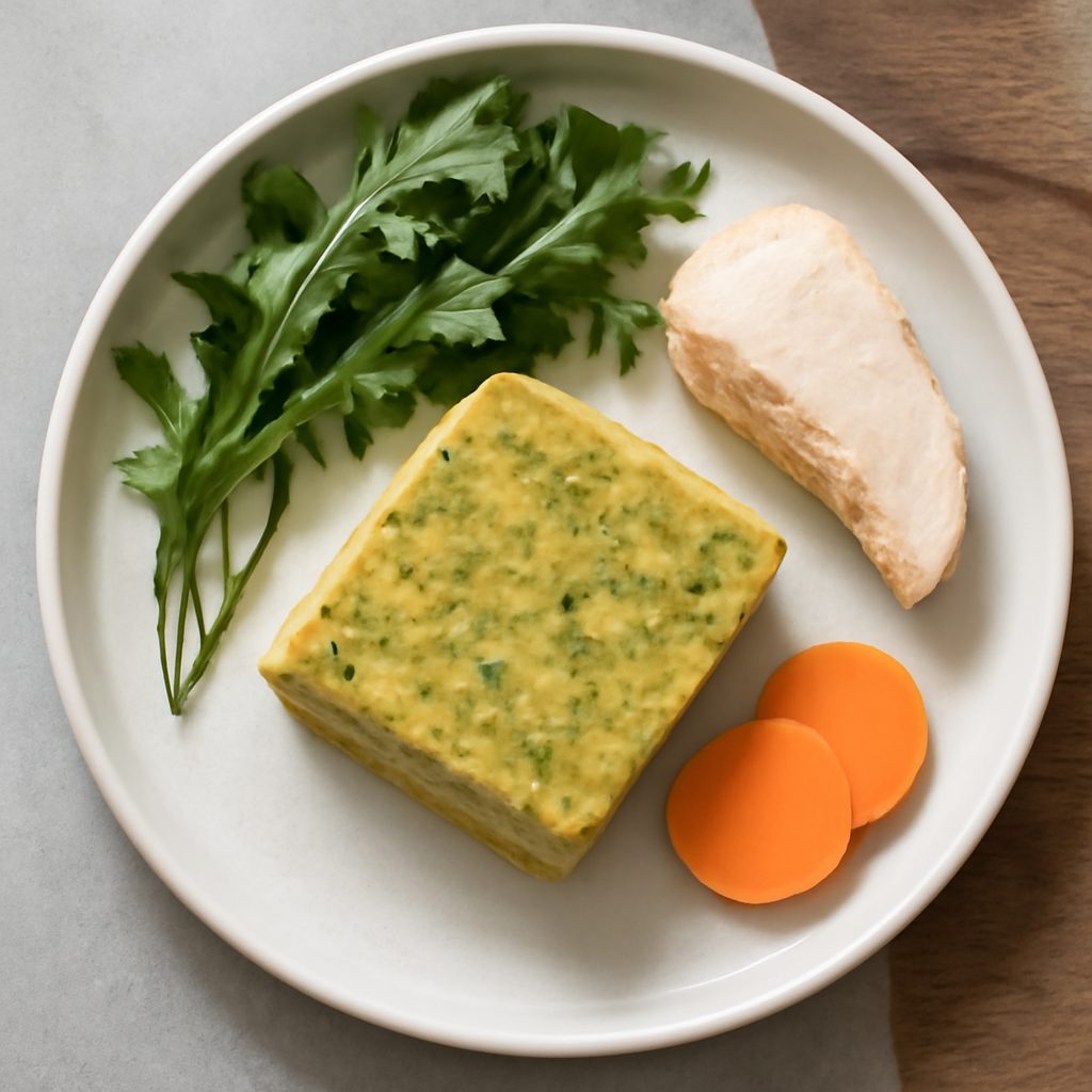 Dado vegetale proteico low-carb