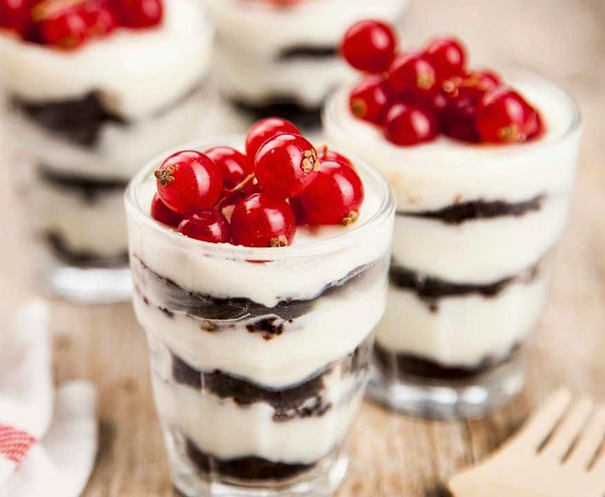 Dolce di biscotto e crema al formaggio Protein