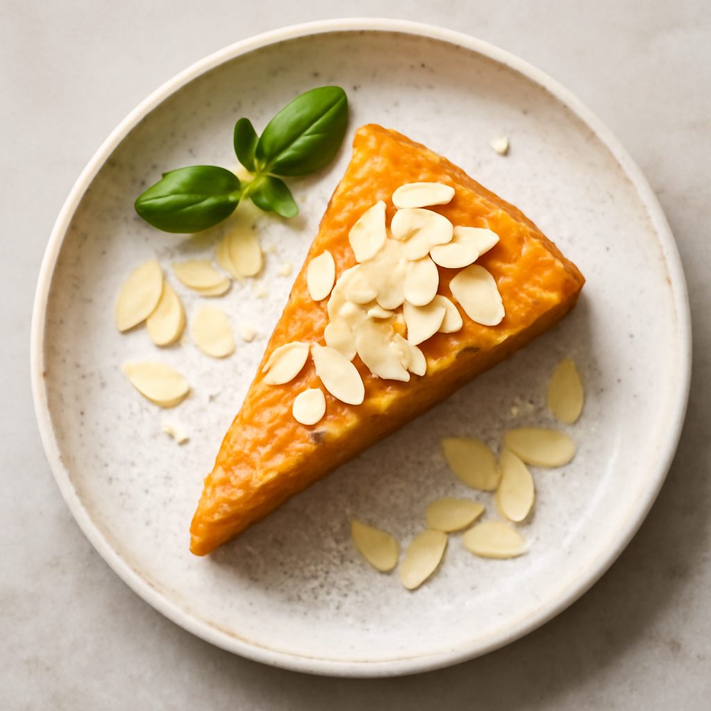 Dolce di carote e mandorle proteico low-carb