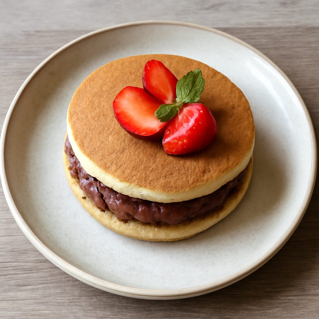 Dorayaki Proteico Low-Carb con Crema di Fagioli Azuki