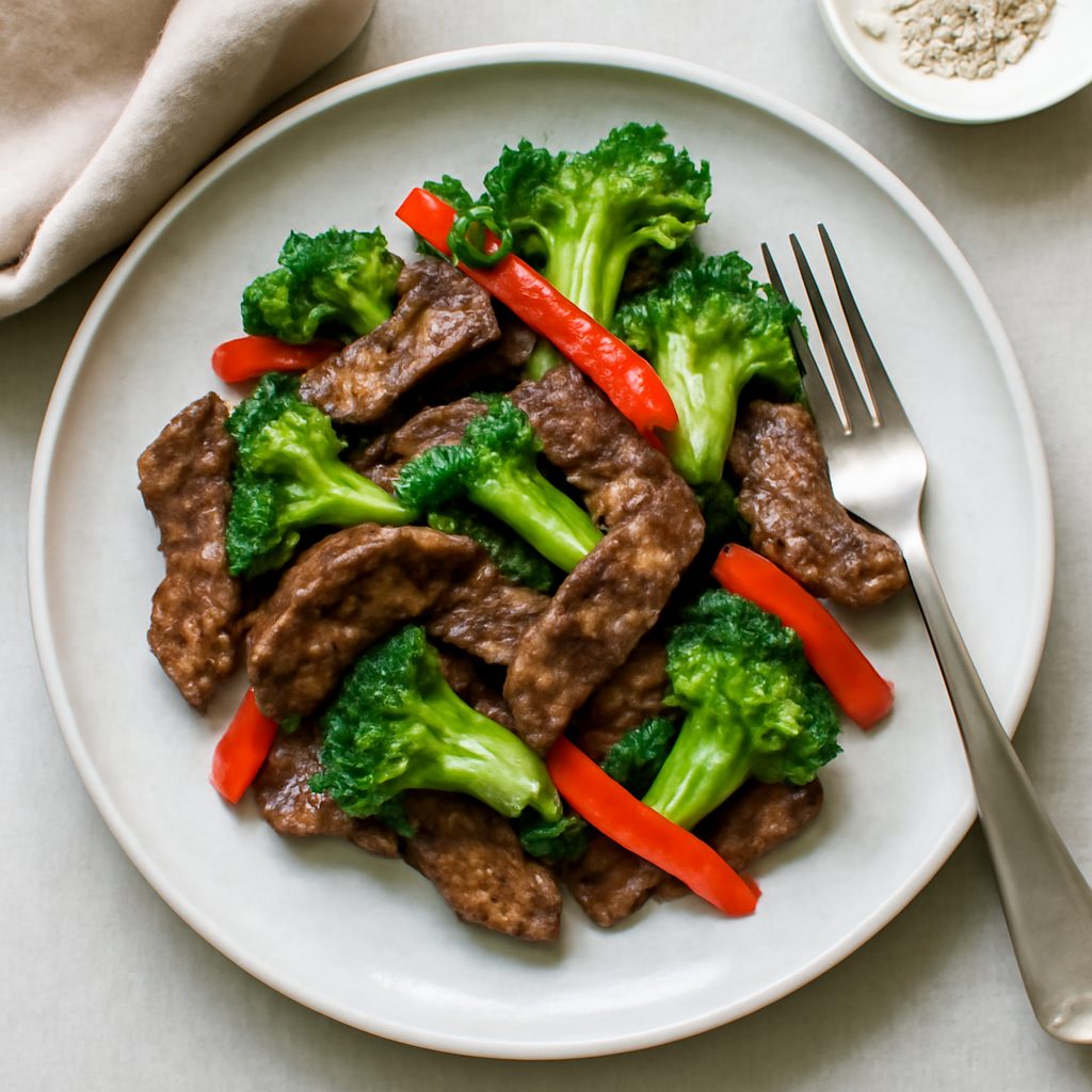 Easy Chinese Beef Stir Fry Proteico Low-Carb - Monoporzione Fit