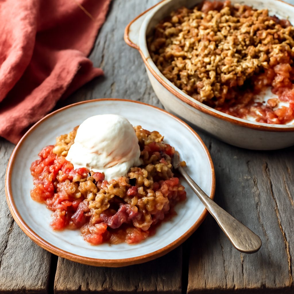 Crumble di Rabarbaro Facile