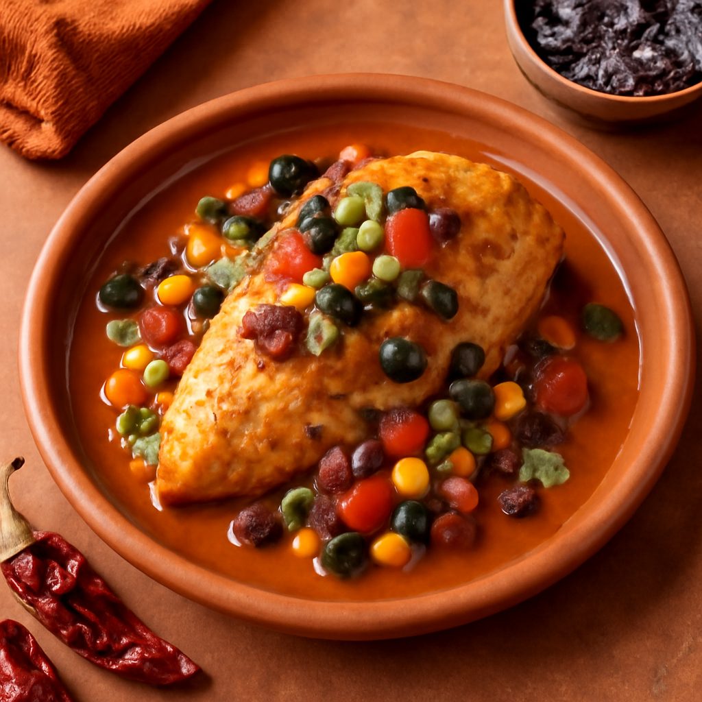 Pollo Santa Fe in Pentola a Cottura Lenta Low Fat
