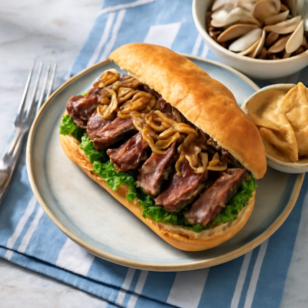 Panino con Bistecca Facile