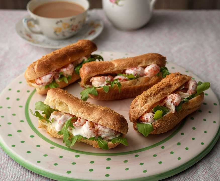 Éclair ai gamberetti saporiti