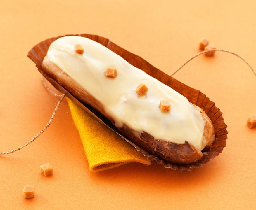 Éclair con caramello al burro salato  Low Fat