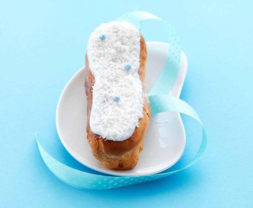 Éclair vaniglia e cocco