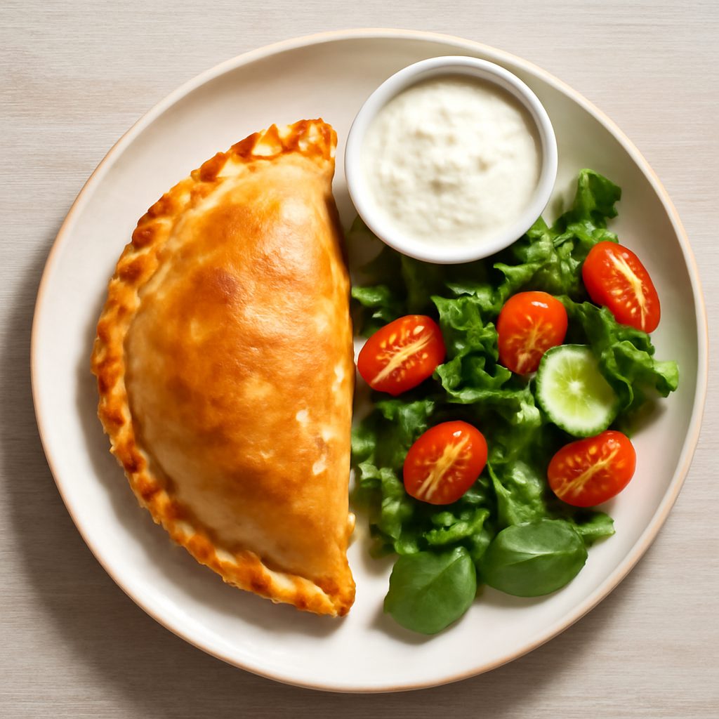 Empanada funghi e peperoni