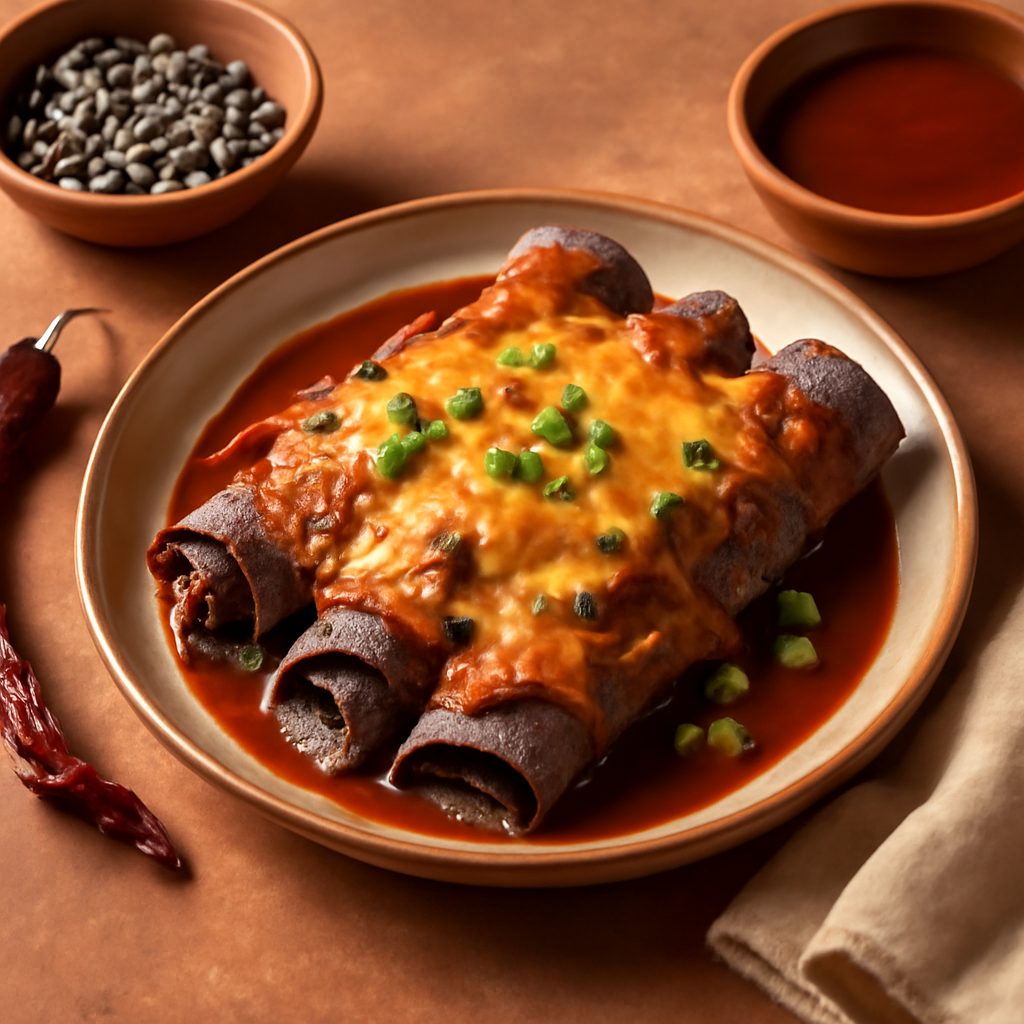 Enchiladas nello stile del New Mexico