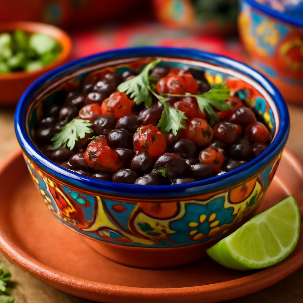 Fagioli Neri e Pomodori Messicani