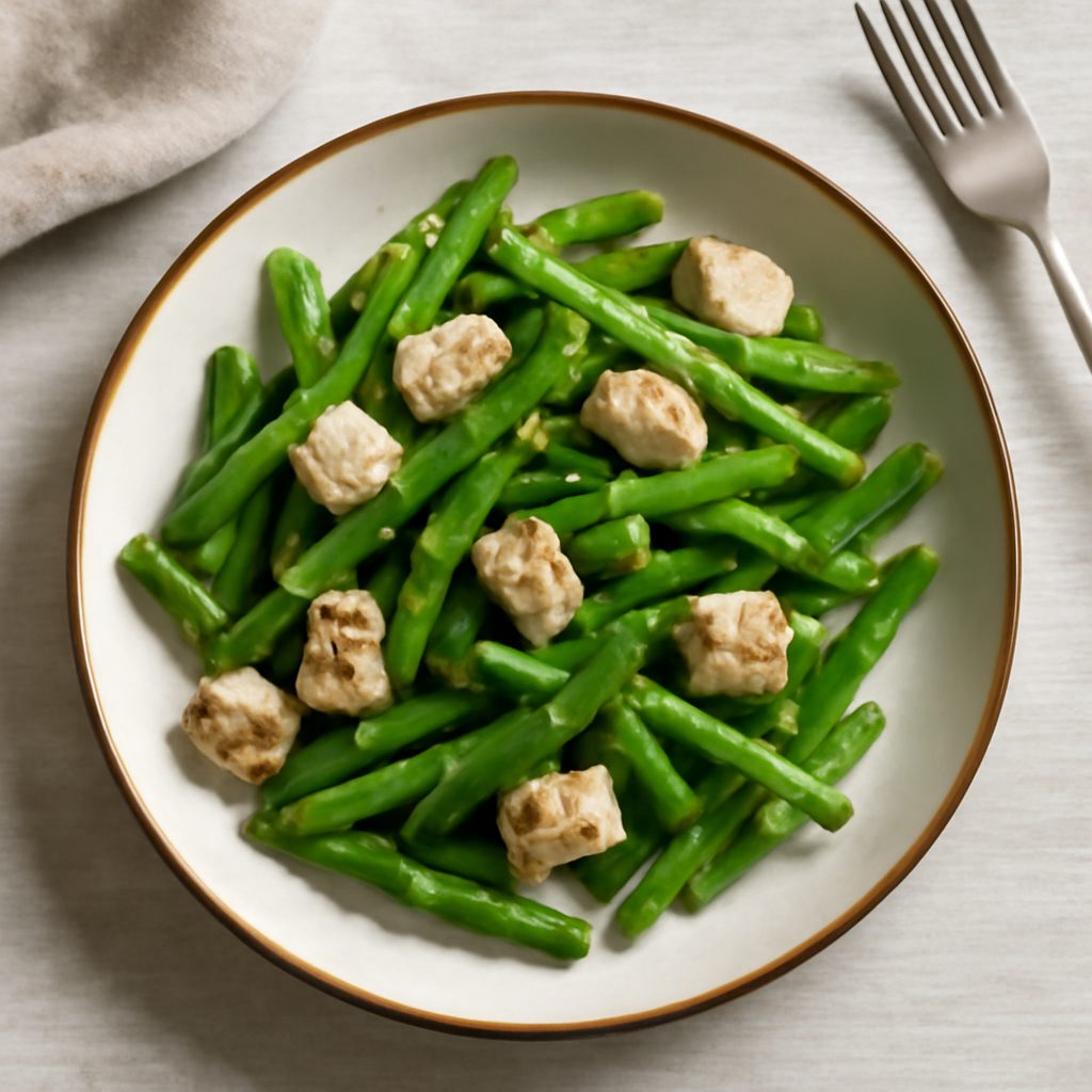 Fagiolini insaporiti proteico low-carb