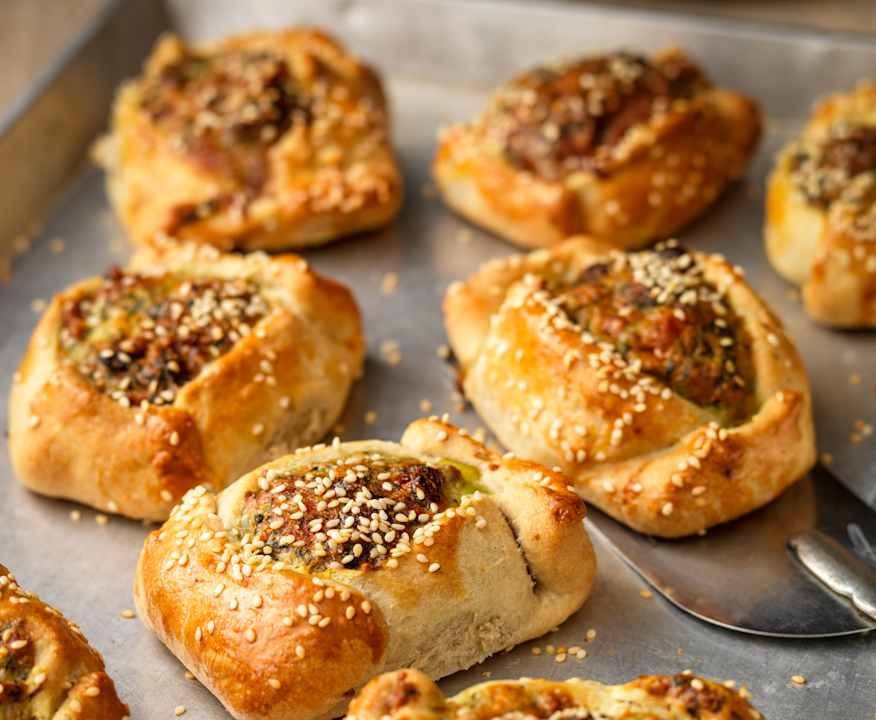 Fagottini al formaggio pasquali (Flaounes) Protein