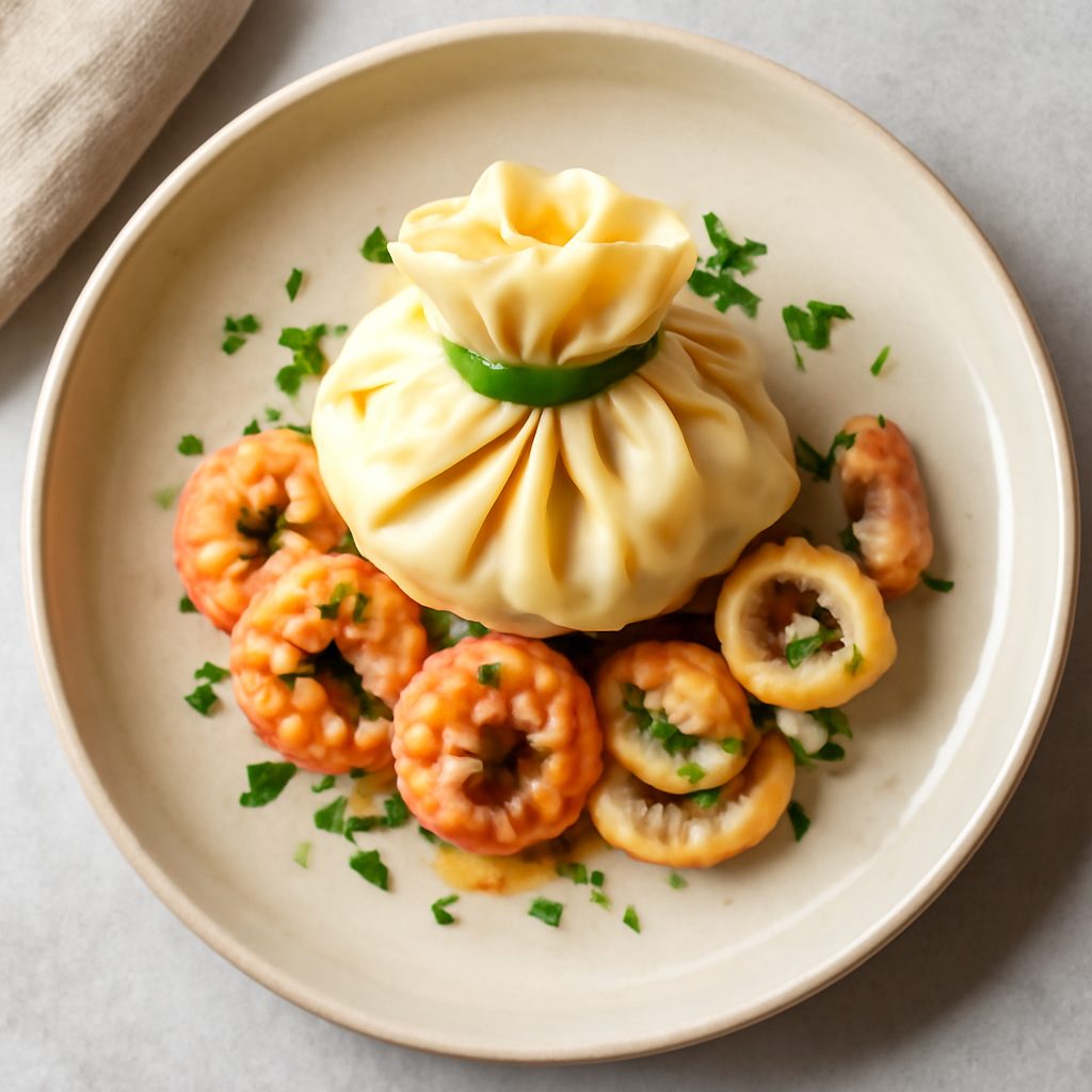 Fagottini al profumo di mare proteici low-carb