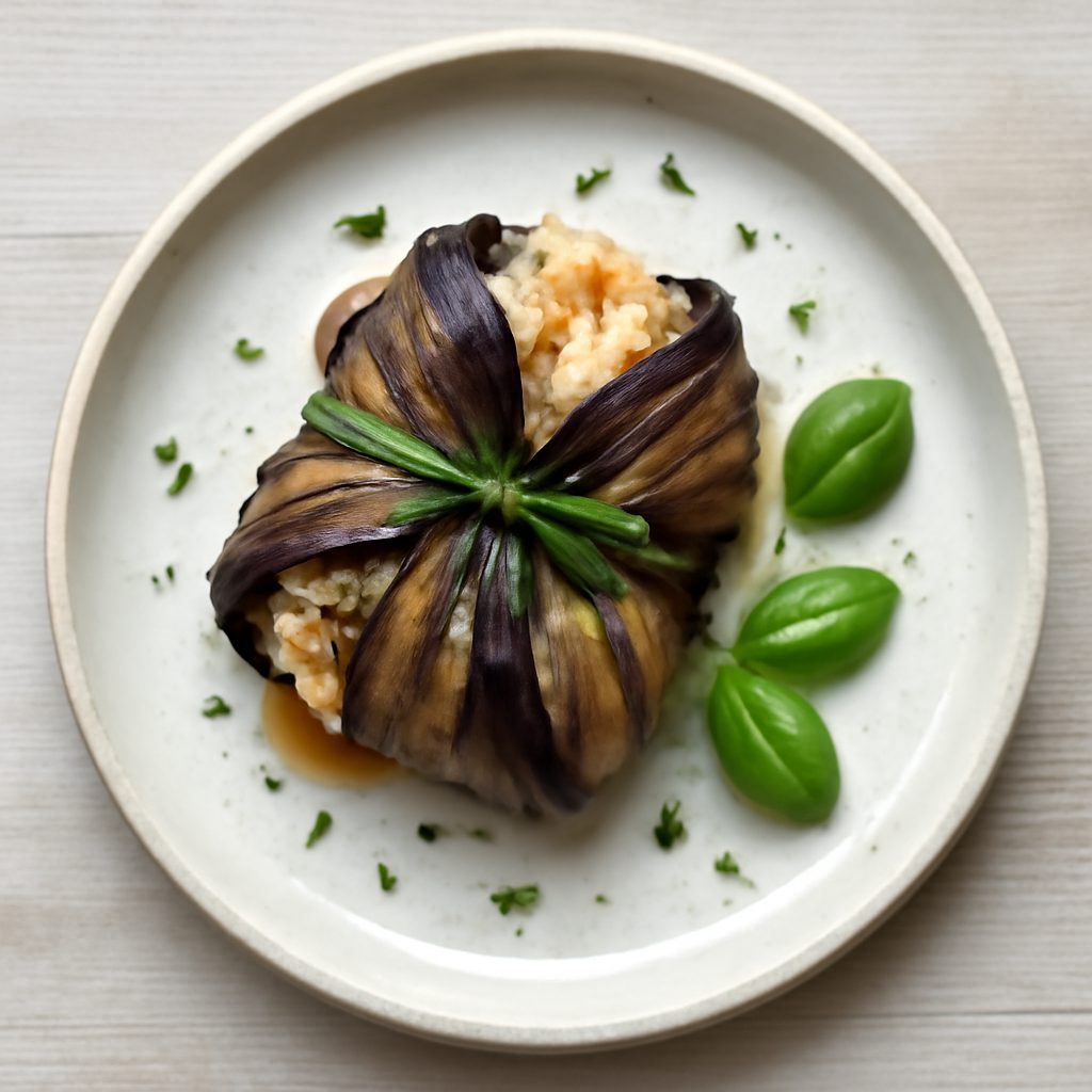 Fagottini di melanzane proteici low-carb