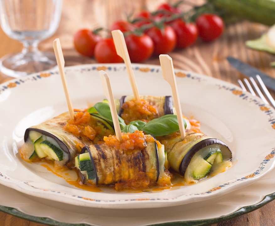 Fagottini di melanzane Low Fat