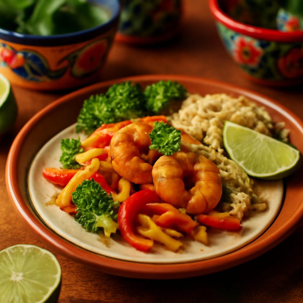 Fajitas di Gamberi