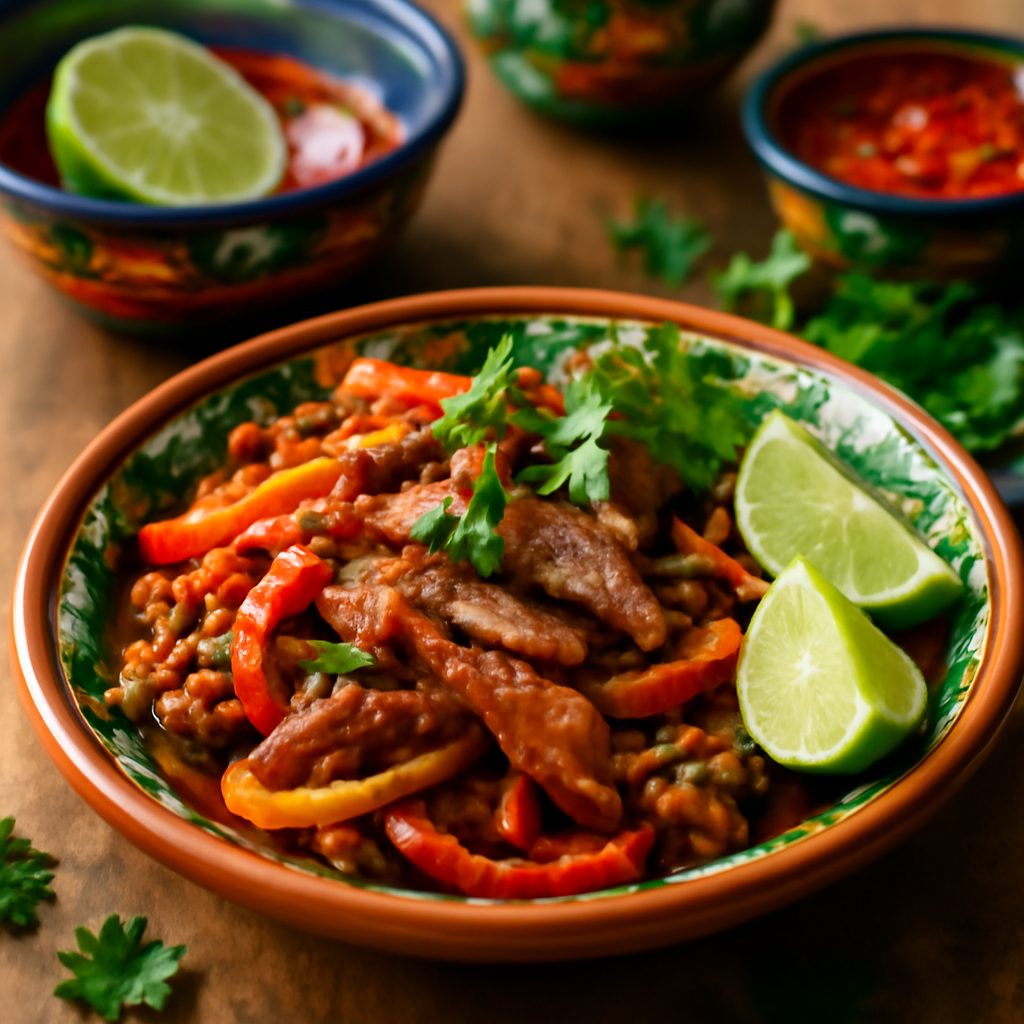 Fajitas di Maiale BBQ