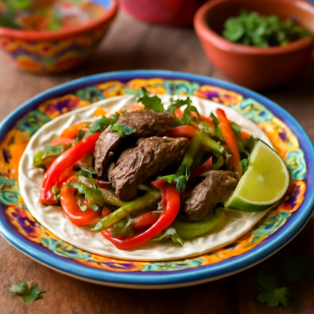 Fajitas di Manzo alla Griglia