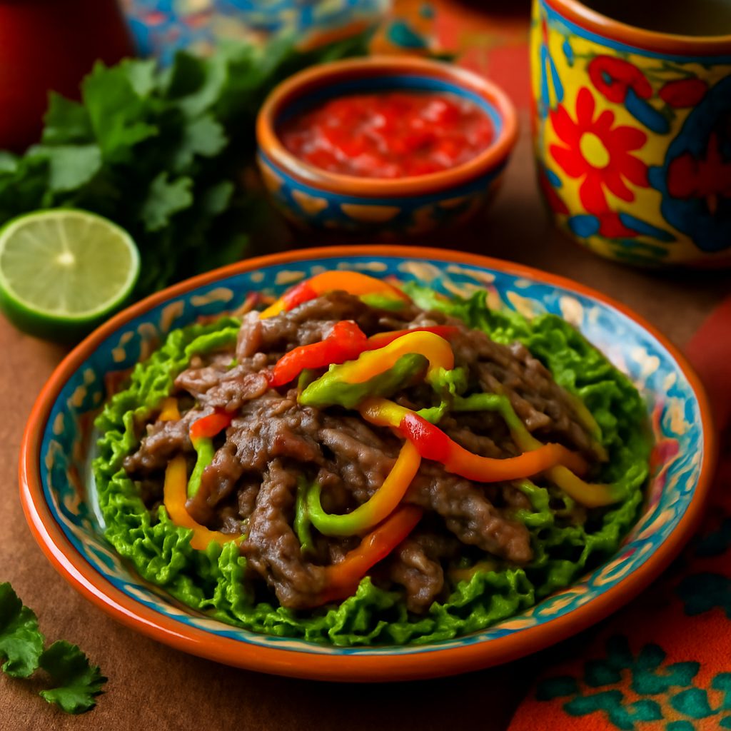 Fajitas di Manzo in Padella