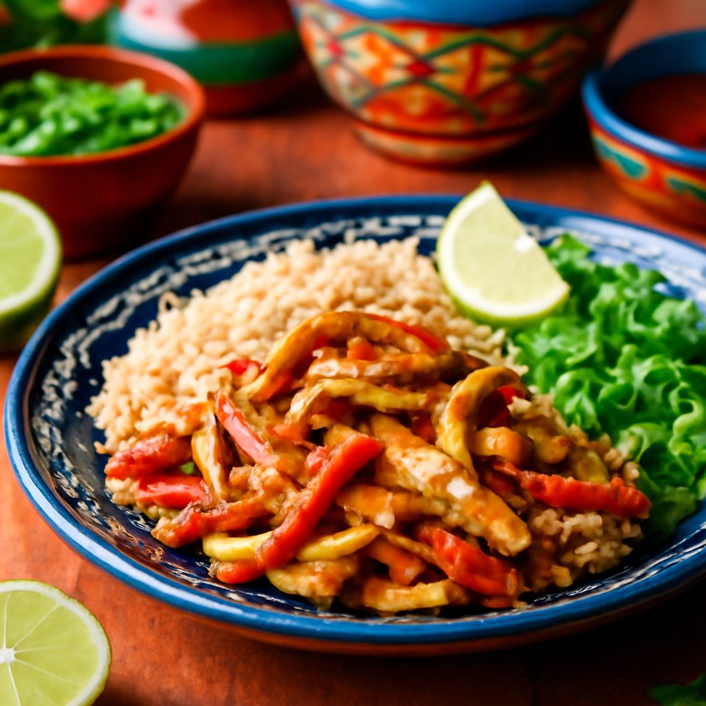 Fajitas di Pollo Low-Carb alla Messicana