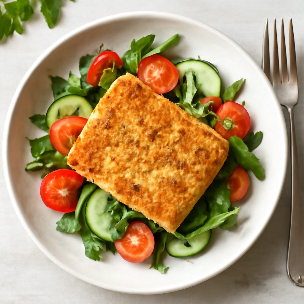 Feta Croccante con Cavolo Rosso e Mela