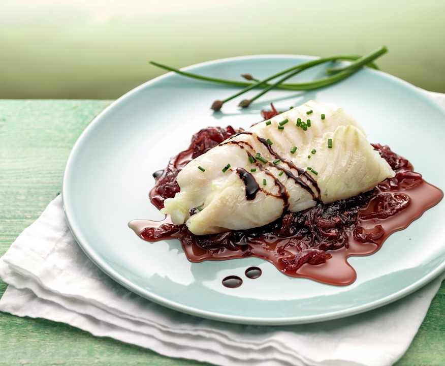 Filetti di merluzzo con composta di cipolle al balsamico Protein
