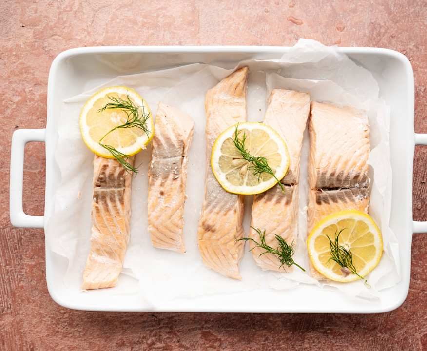 Filetti di pesce al vapore