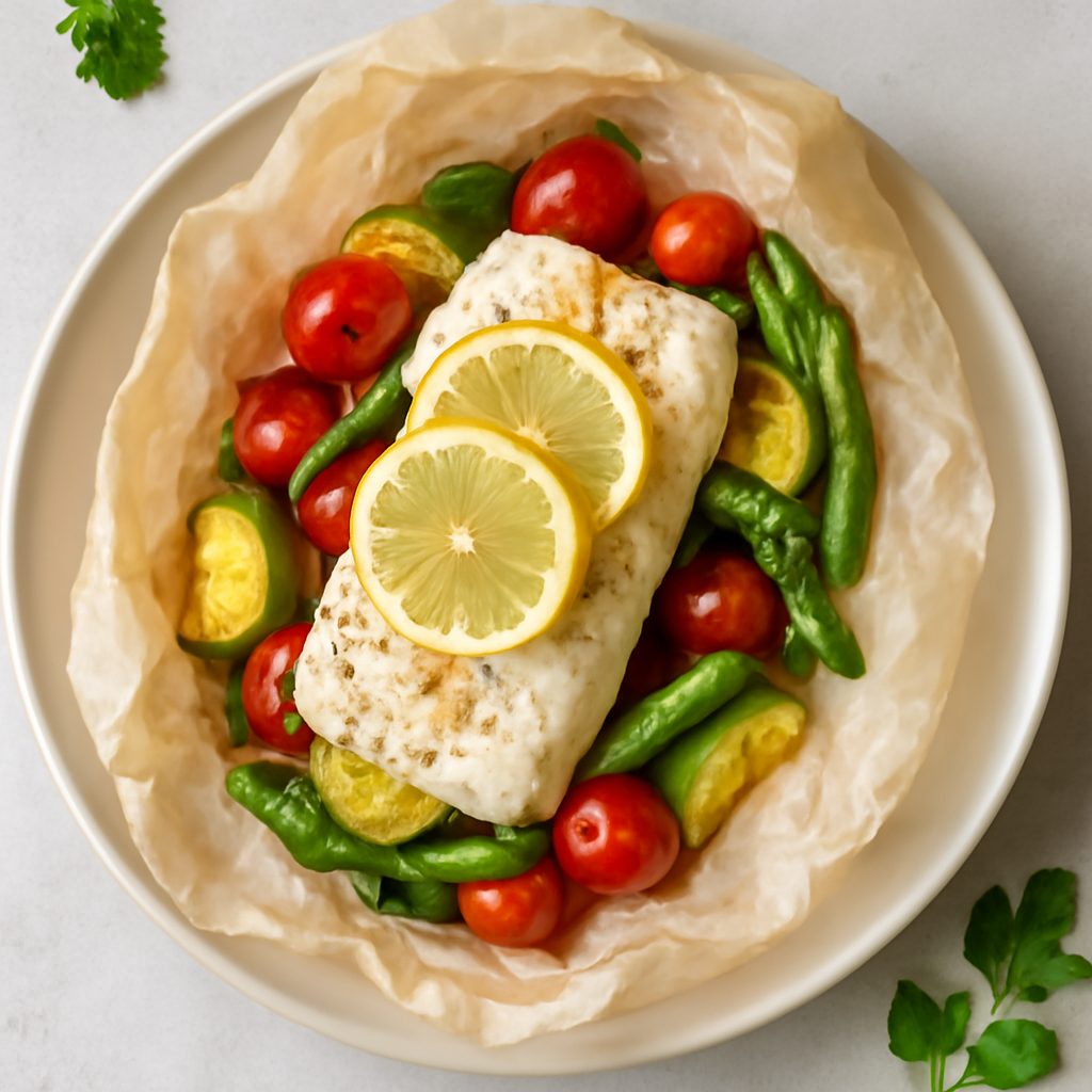 Filetto di merluzzo al cartoccio