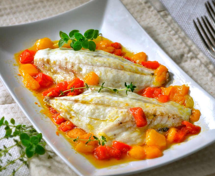Filetto di orata con peperoni (TM6) Protein