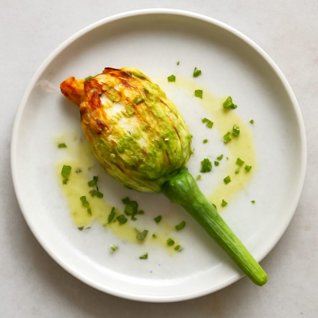 Fiore di zucca ripieno