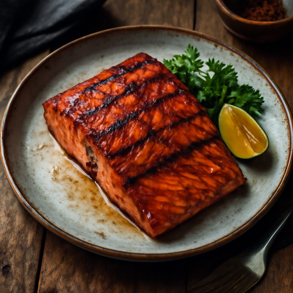 Salmone dell'Alaska alla Griglia Piccante