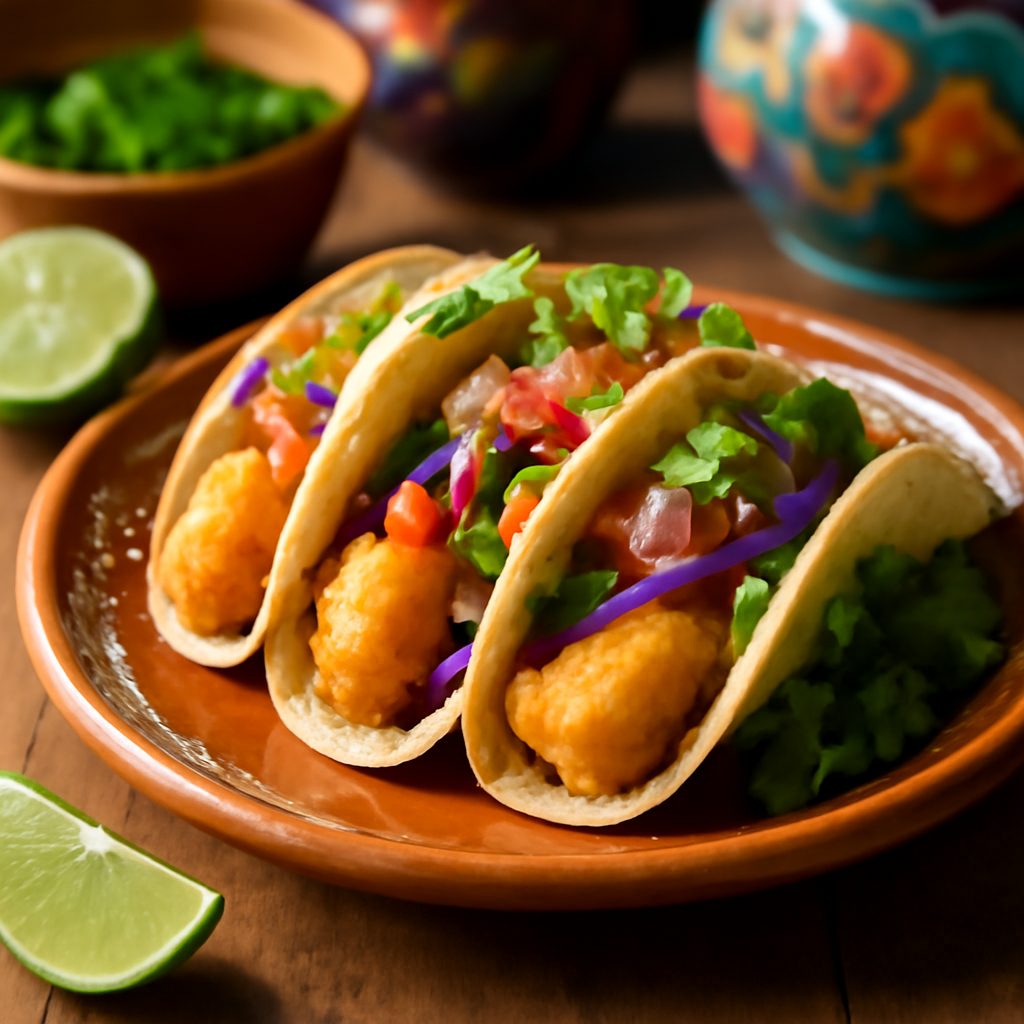 Fish Tacos Crispy con Tilapia e Cavolo -