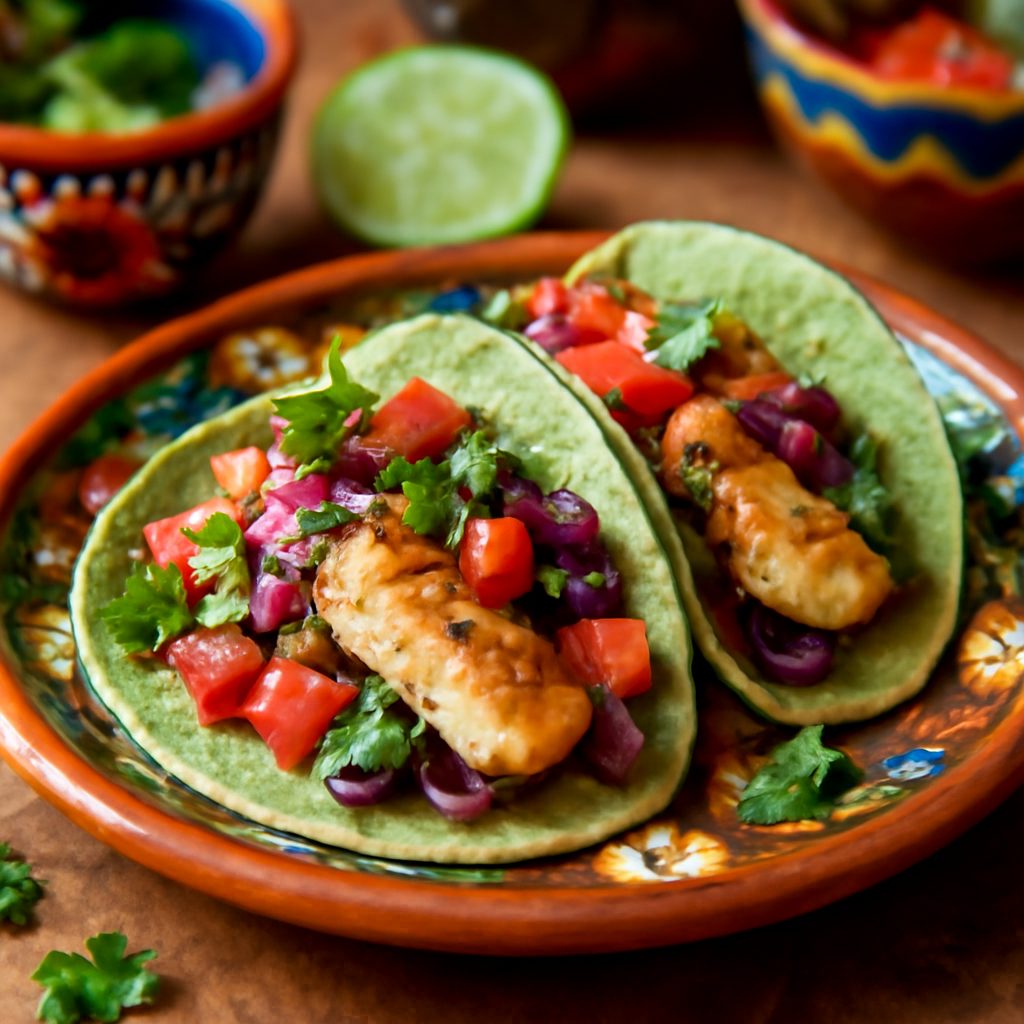 Fish Tacos Light Messicani con Slaw di Cavolo