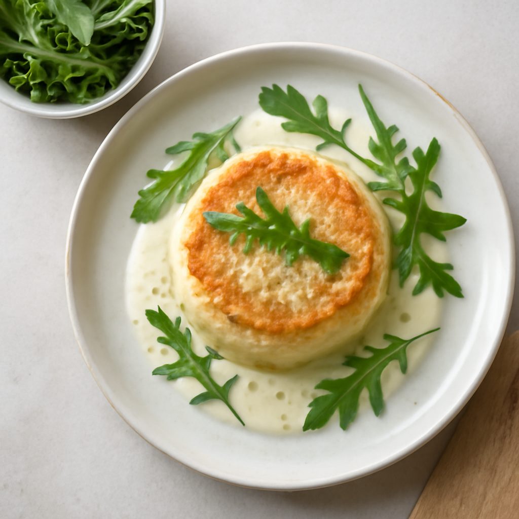 Flan ai quattro formaggi proteico low-carb