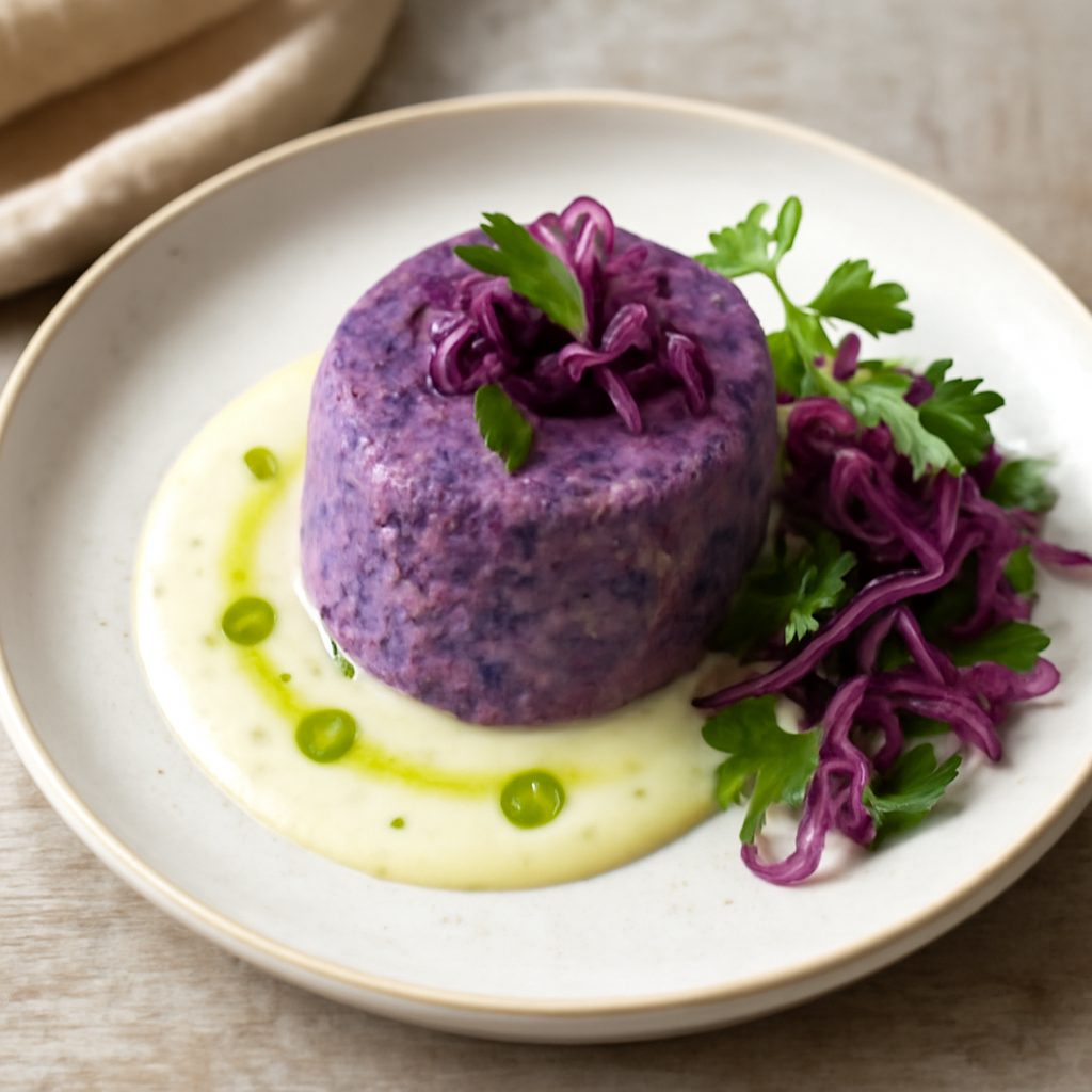 Flan al Cavolo Viola