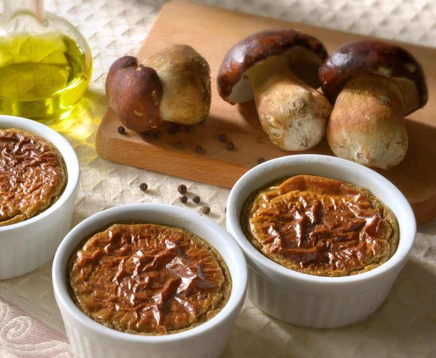 Flan di funghi porcini Low Fat
