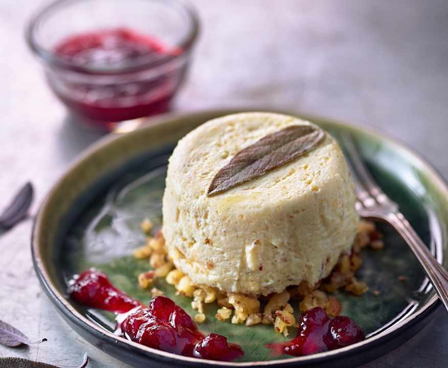 Flan di ricotta e cipolla con salvia Low Carb