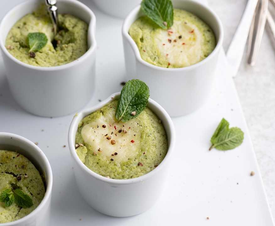 Flan di zucchine e mozzarella Protein