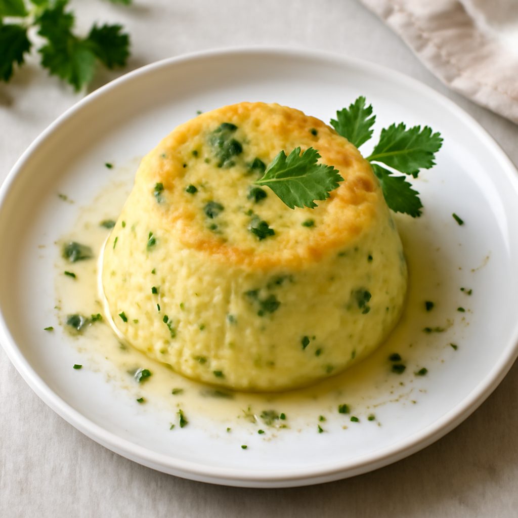 Flan proteico di asparagi con turbante di sogliole low-carb