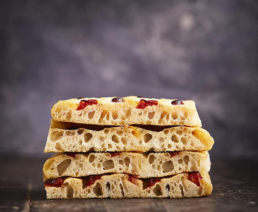 Focaccia ad alta idratazione TM6 Protein